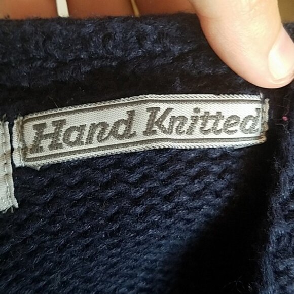 NWT First Concepts Hand Knit Floral Crop Cardigan - Picture 6 of 7